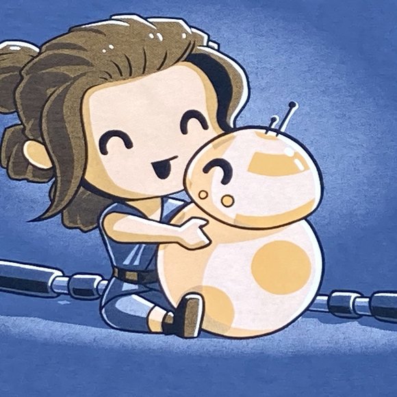 Star Wars Rey and BB8 girl's t-shirt size 10-12 - Picture 6 of 8